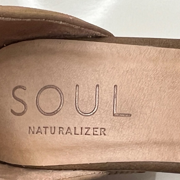 Soul Naturalizer Faux Suede Comfort Heel Sandals Size 9.5M NEW - Picture 10 of 16